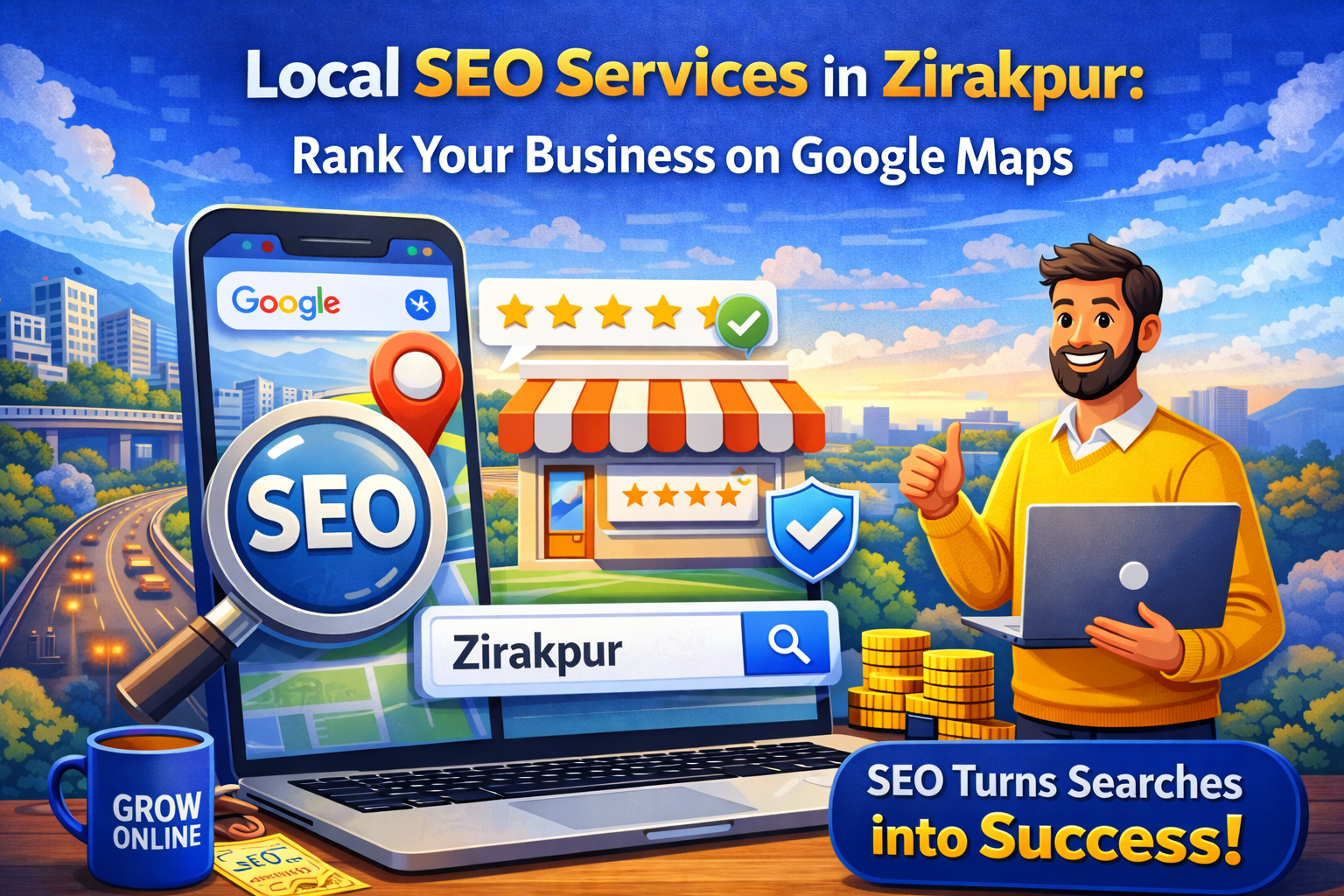 Local SEO Services in Zirakpur: Rank Your Business on Google Maps